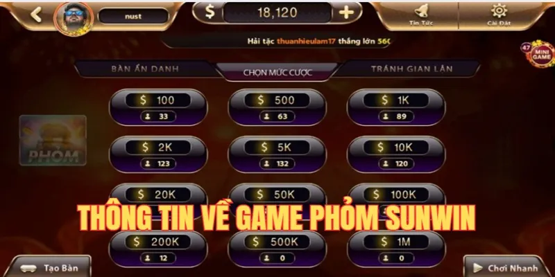 Thông tin game bài Tá Lả